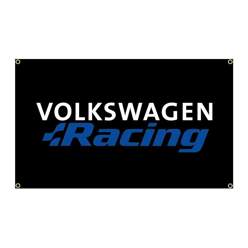 

90x50cm VW Racing Sevice Flag Polyester Printed Car Banner Garage or Outdoor For Decoration ft Flag Decor,Banner Flag Banner B
