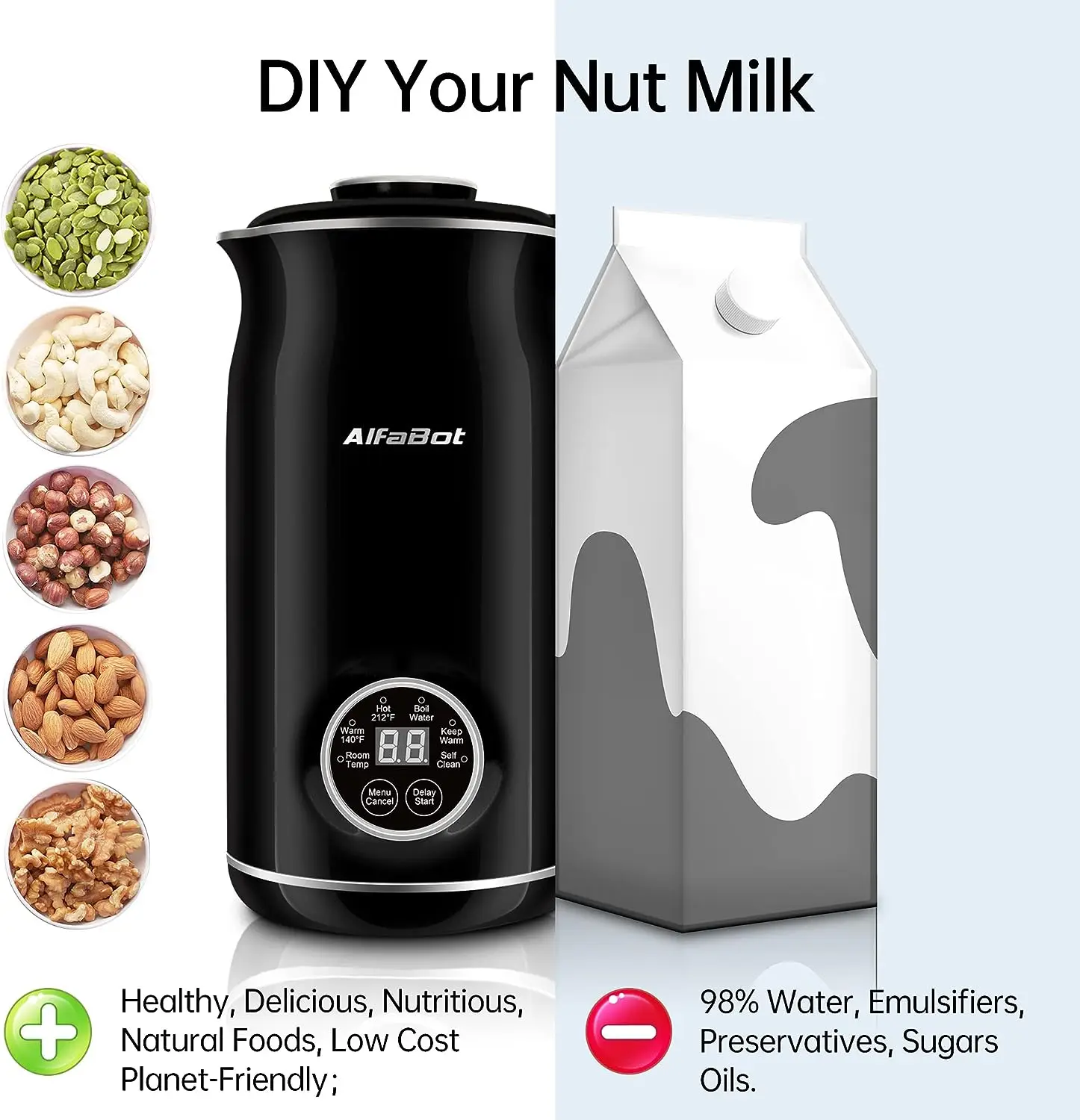 Multi-function Countertop Blender, Smoothies, Milk & Soup Maker - Soy Milk,  Almond Milk, Nut Milk, Oat Milk, Cashew Milk, Ho - AliExpress