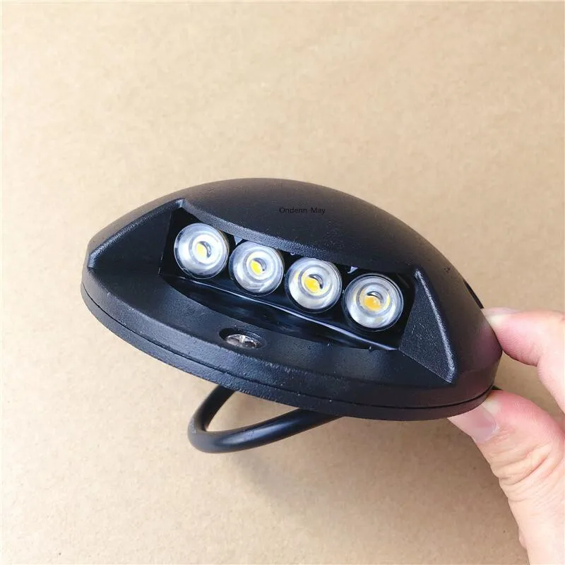 

2PCS/Lot 4W LED Underground Light AC85-265V Warm White 120MM Diameter