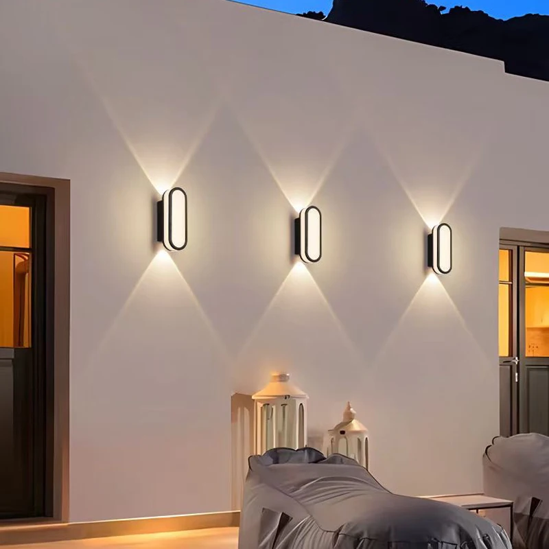 Outdoor Wall Lamp Led Waterproof Street Courtyard Veranda Lamp Home Facade Decor Exterior Garden
