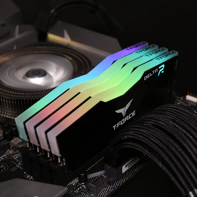 TEAMGROUP T-Force Delta RGB DDR4 8GB 3200MHz 3600MHz CL16/CL18 Desktop Gaming Memory Module Ram desktop ram memory desktop memory