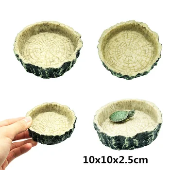 Reptile Pet Feeder Lizard Feeding Bowl