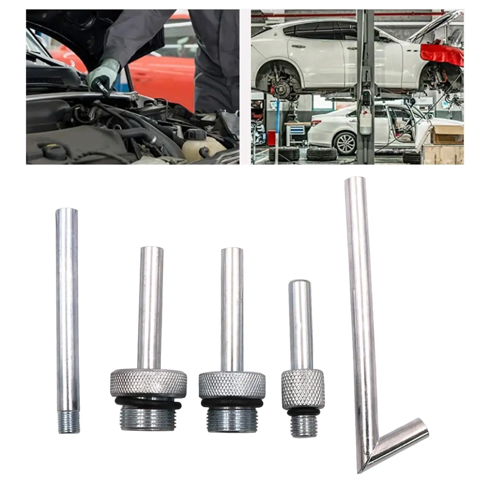 

5Pcs Transmission Oil Filling Tool Easy to Install Oil Filler Adapter for Cvt 09G