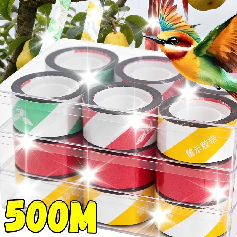 Photo inspiration: Visual Reference: Double Side Laser Bird Scare Tape Reflective Bird Repellent Tape