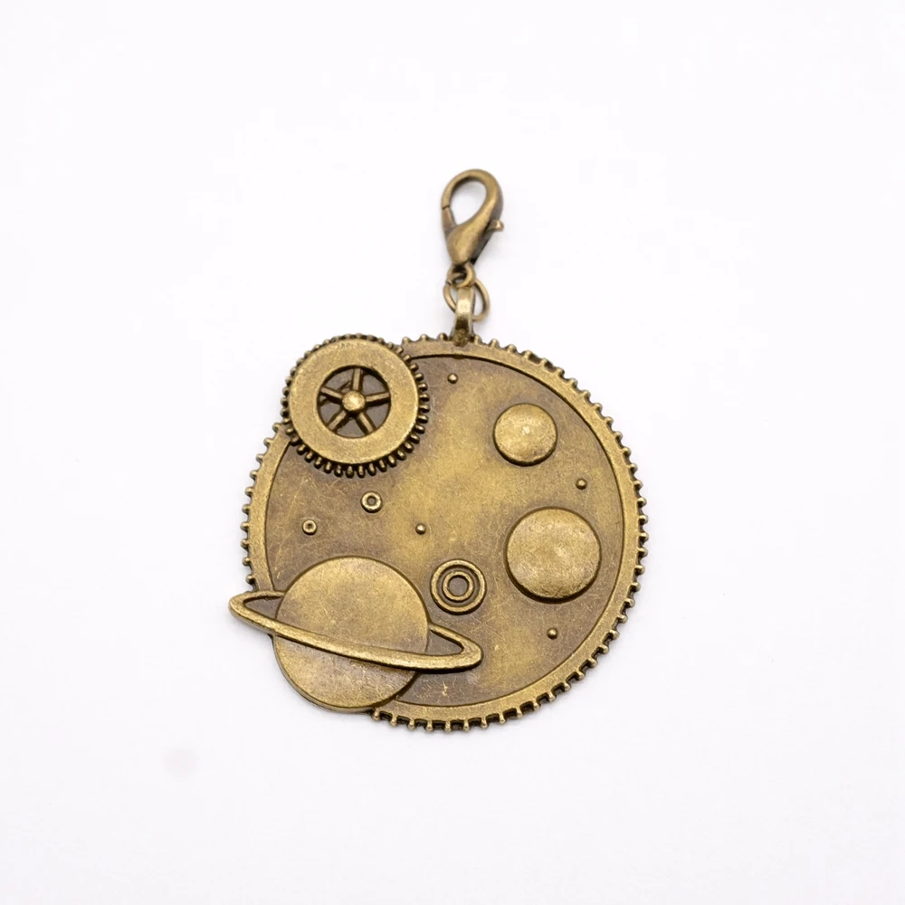 No.21 -29 Vintage Metal Pendant Bronze Diy Charm Star Signs Astro Citation Bookmarks Pendant Diary Decoration Necklace Ornament