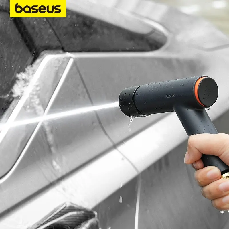 BaseusPortableCarWashHighPressureWaterSprayGunSprinklerWater