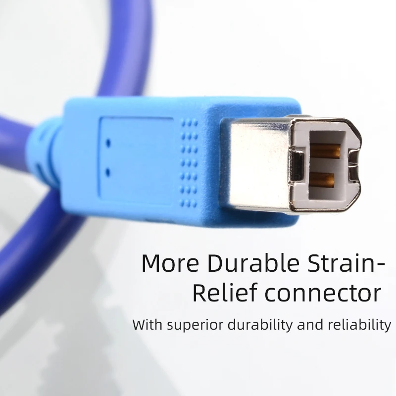 USB 프린터 케이블 USB 유형 B 남성-남성 USB 3.0 2.0 케이블 Canon HP Epson ZJiang 라벨 프린터 USB 2.0 프린터