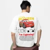 Fun Sally I'm Lightning Car Outfit T Shirt for Men Women Mcqueen Tee Shirt 100% Cotton New Arrival Clothing Love Gift For Couple 4