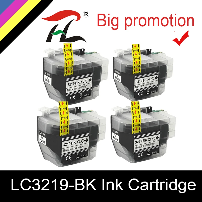 

4 X Black LC3219XL Compatible LC3219 XL Ink Cartridges for Brother MFC-J5330DW MFC-J5335DW MFC-J5730DW MFC-J5930DW MFC-J6530