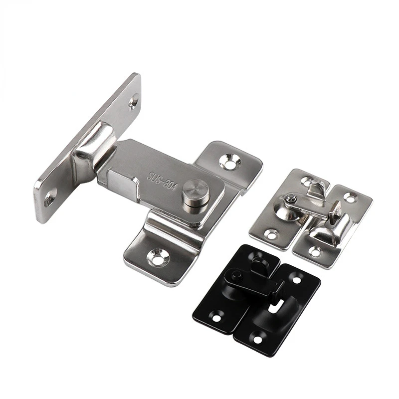 Durable 304 Stainless Steel Door Lock Latch-High-Security Home Protection-Rust-Resistant, Easy Install for Long-Lasting