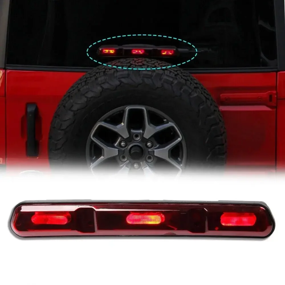 

LED 3rd Brake Light Lamp Rear Stop Light Third For 2021 2022 2023 Ford Bronco