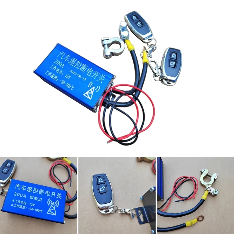 

Remote Battery Disconnect for Car Auto Truck, 12V 200A Battery ,Remote Control