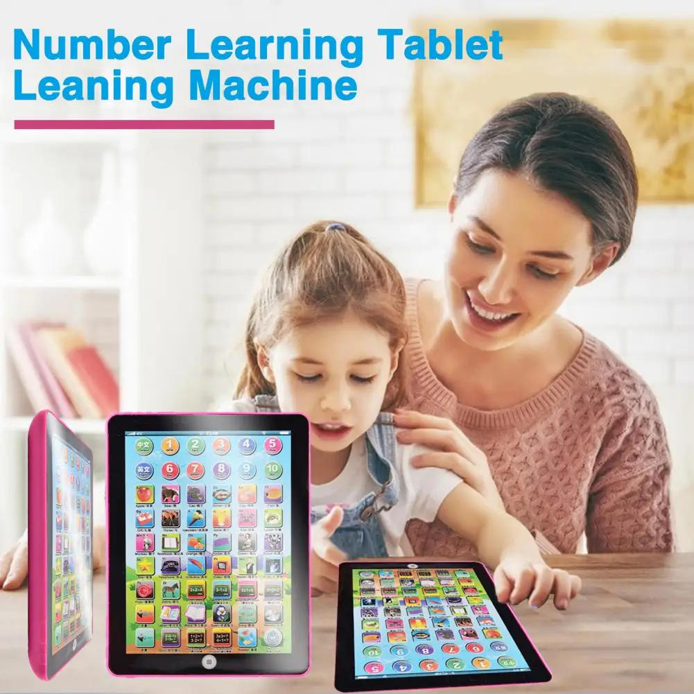 

Children Tablet Kids Learning Tablet with Touch Screen Eye Protection Abc Word Song Music Number Learning for Children
