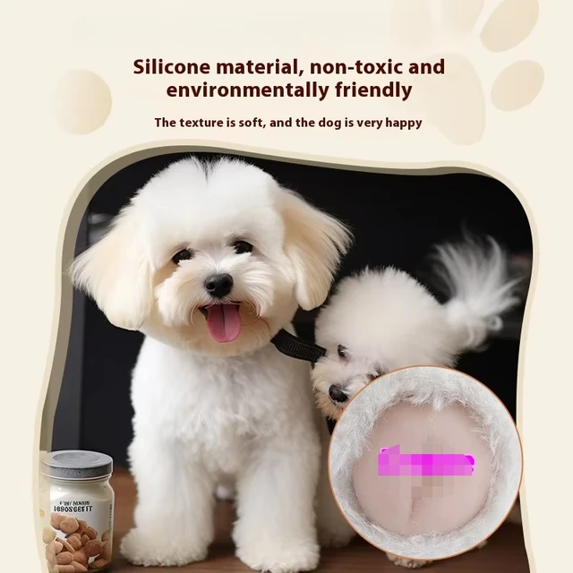 Small and medium-sized dog accompanied toys, 1:1 reduction of female dog form experience more real 2