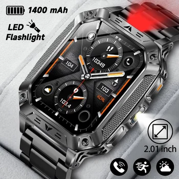 TANK Ultra 2026 1400mAh Military GPS Smart Watch Men 200Day Standby Rugged Tactical Watch 10ATM Diving SOS Satellite Alert Clock