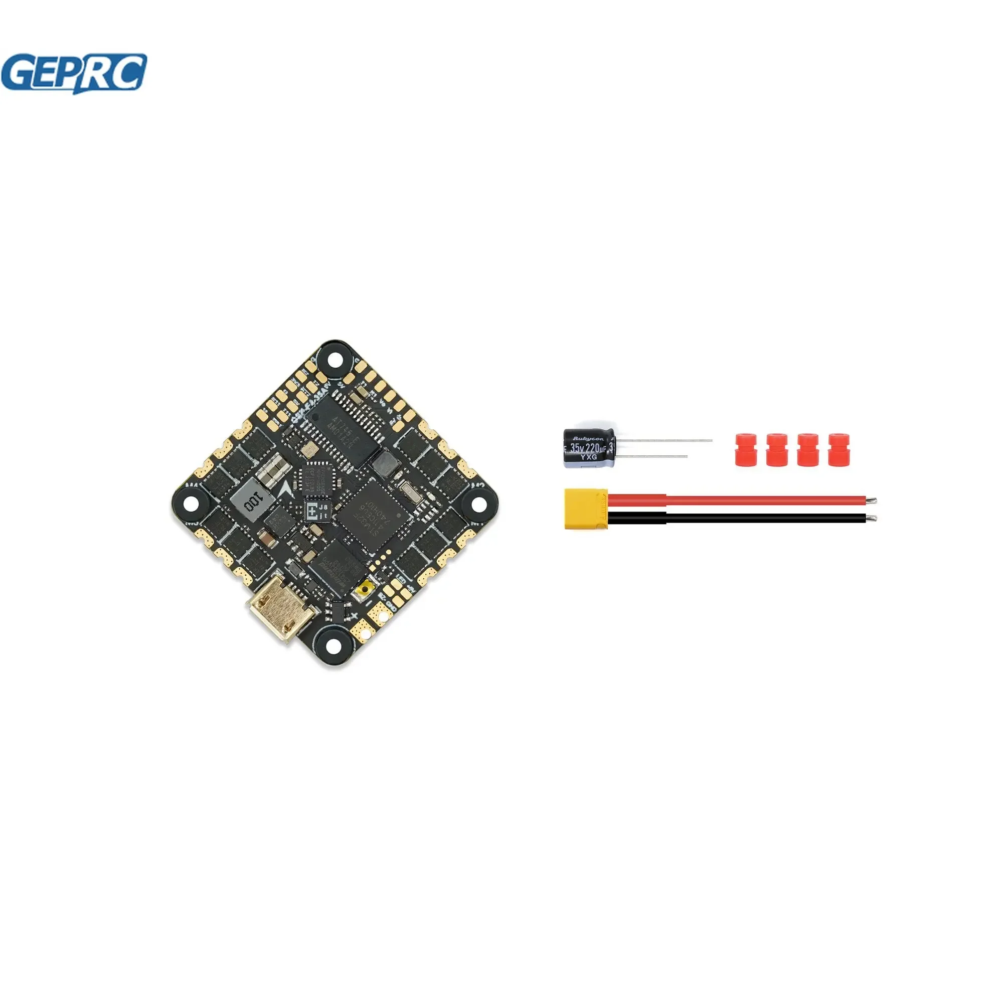 

GEPRC GEP-F411-35A AIO (F411 FC 35A ESC 2-6S 8bits BLS26.5mm/M2) для DIY RC FPV Квадрокоптер Дрон запасные части