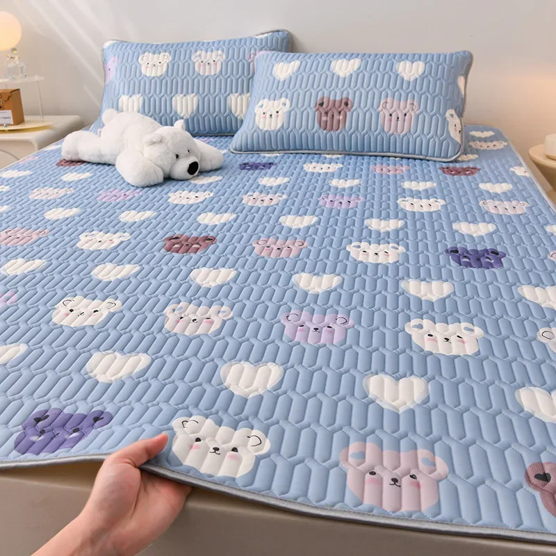 NaturalLatexThickCoolingMatforSummerCoolFeelingRayonMatress