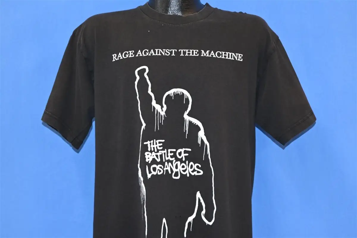 Anni '90 Rage Contro La Macchina Battle Of Los Angeles Tour Ratm Band T-Shirt Large