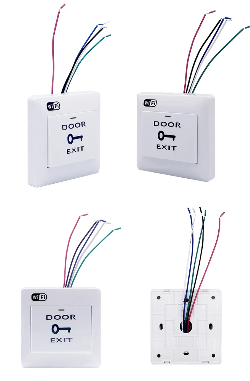 Tuya App WiFi Door Exit Button Voice Remote Door-Opening Wireless Release Push Switch For Electronic Lock Access Control System