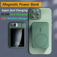 20000mAH Power Bank Magnetic Wireless 22.5W Ultra Capacity Super Fast Charging Magnetic Power Bank For Iphone15 Samsung Xiaomi 2