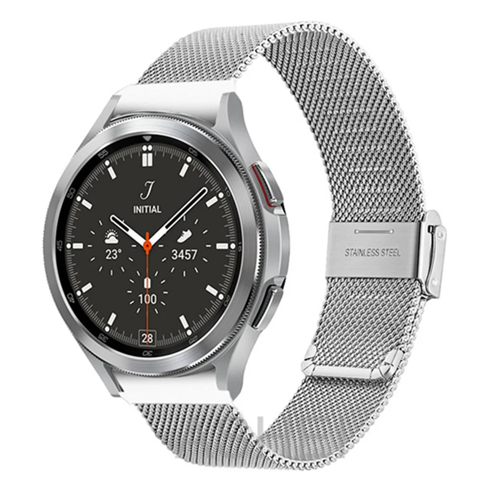

Ремешок для Samsung Galaxy Watch 4, металлический, сетчатый, 42 мм, 46 мм, 40 мм