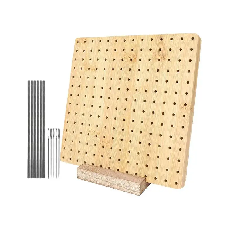 

Wooden Blocking Board Granny Square Crochet Board Crafting With 324 Small Holes Blocking Mat Blocking Board For Knitting Crochet