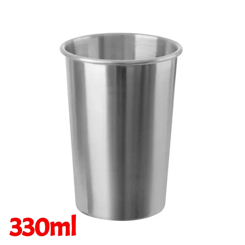 4 tazze in acciaio inox, da campeggio, con manici pieghevoli, 304 bicchieri in acciaio inox, portatili, da campeggio, in acciaio inox, per escursioni, Bushcraft 760 ml, 550 ml, 350 ml, 250 ml