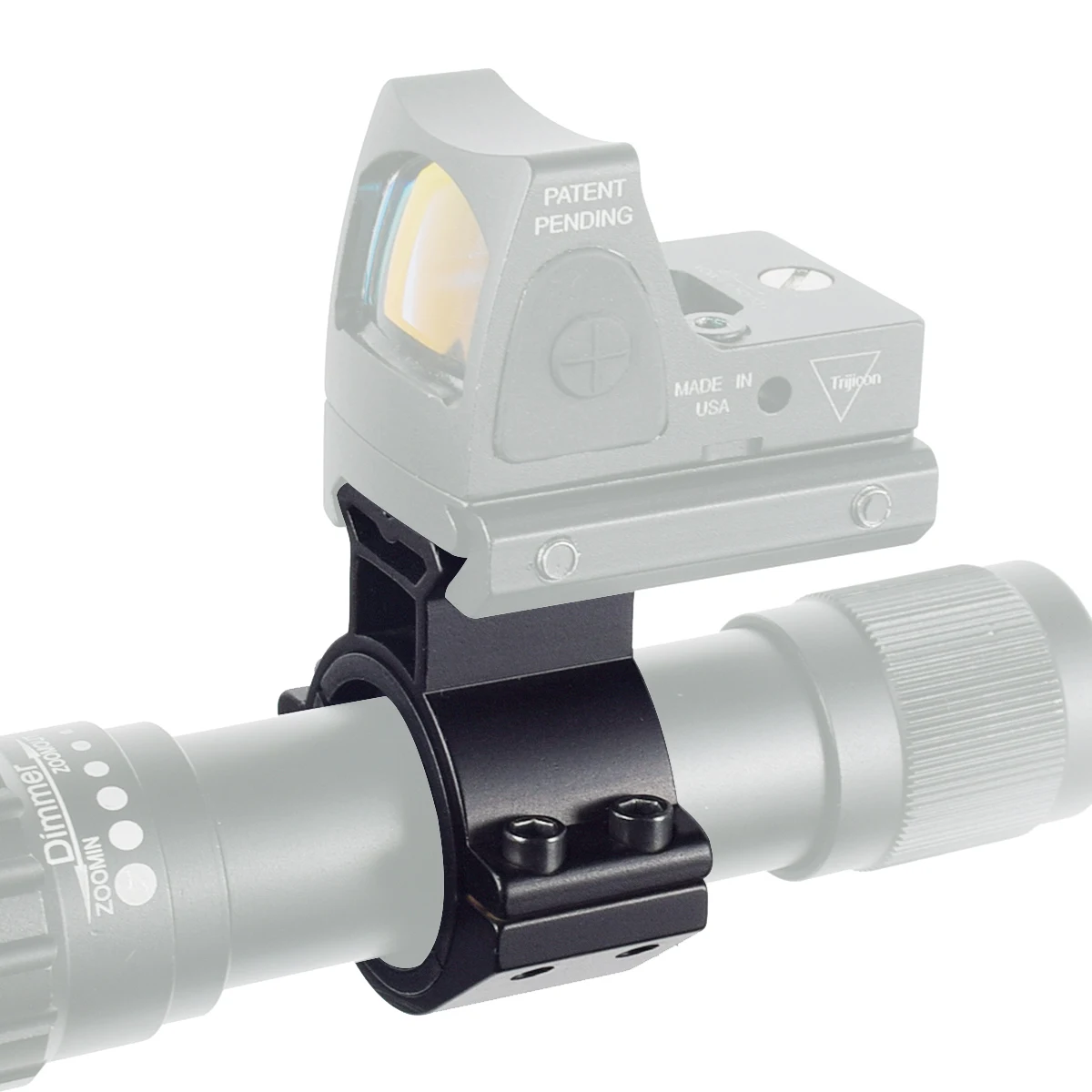 

Tactical Optics 25.4mm 30mm Rings Scope Mount Flashlight RMR Red Dot Sight Base Mount With Top Picatinny Rail