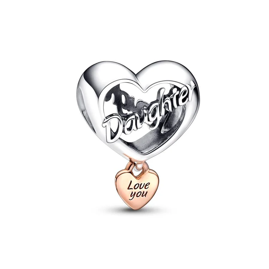 Hot Sale Family Tree Dad&Mum Sister Daughter Hearts Charm Beads Fit Original European 925 Silver Bracelet DIY Women Jewelry GIft 5