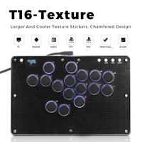 Haute42 T16-Texture Stickless Arcade Stick Controller Hitbox Leverless Controller For PC/PS4/PS5/Switch Arcade Hitbox Keyboard - Image 2