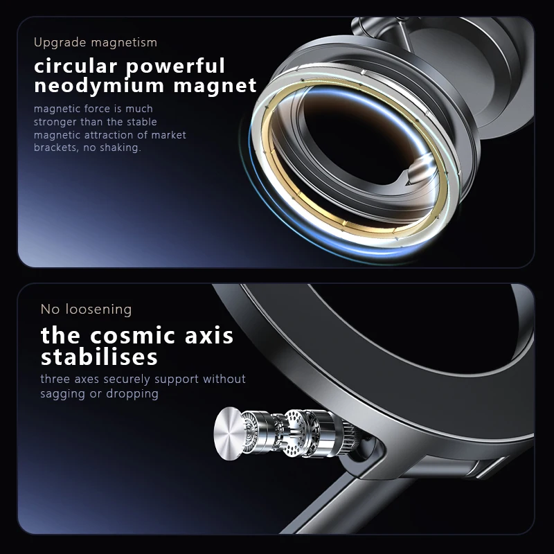 Magnetic Car Phone Holder 360 Rotating