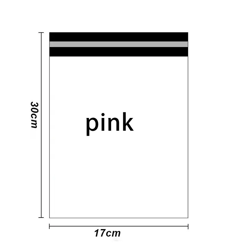 100pcs Pink Poly Bag Mailer Courier Shipping Bag Express Envelope Storage Mail Bag Self Seal Package Pouch