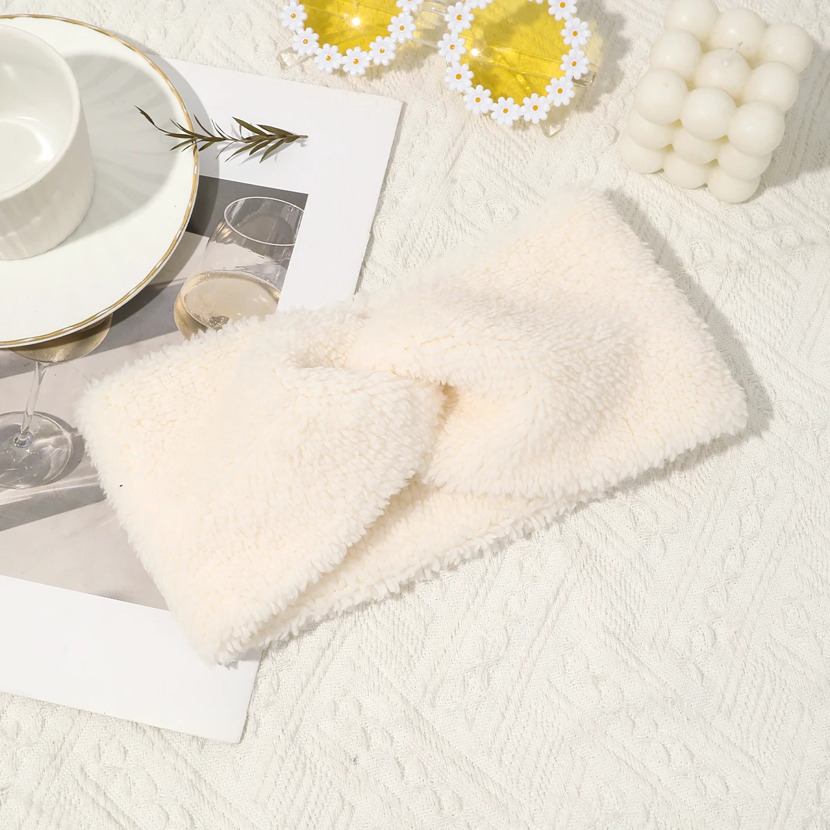 1pc Knitted Knot Cross Headband for Women Autumn Winter Elastic Hair Bands Ladies Hair Accessories Headwear Fashion Hairbands