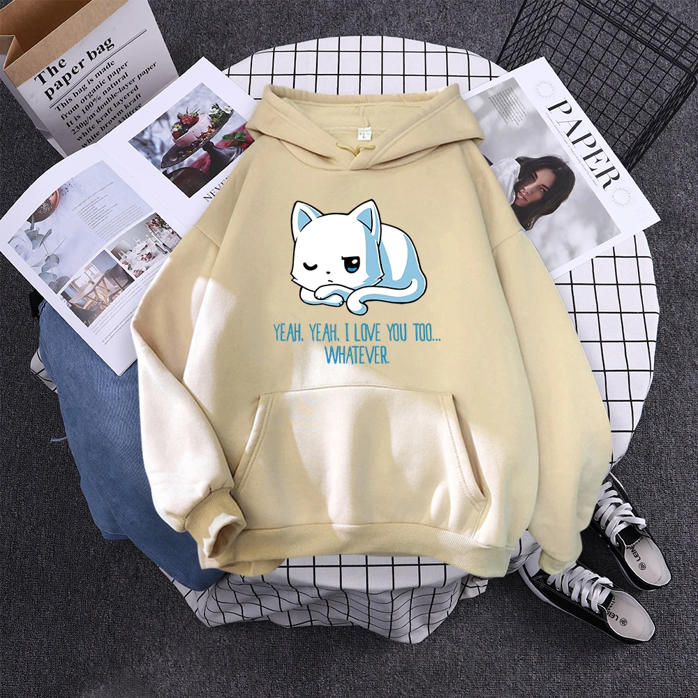 Cute Panda Sleeps Print New Women'S Sweatshirt Warm Vintage Pullover For Woman Fashion Korean Round Neck Hoodie Female