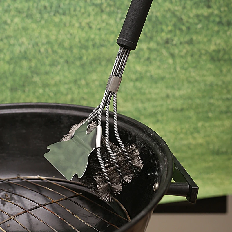 Grill Brush and Scraper, Best BBQ Cleaner, Perfect Tools for All Grill Types, Including Weber, Ideal Barbecue Accessories