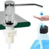 304 Stainless Steel Sink Soap Dispenser Kitchen Sink Hand Sanitizer Bottle Soap Dispenser Pump Head Extension Tube Presser 3