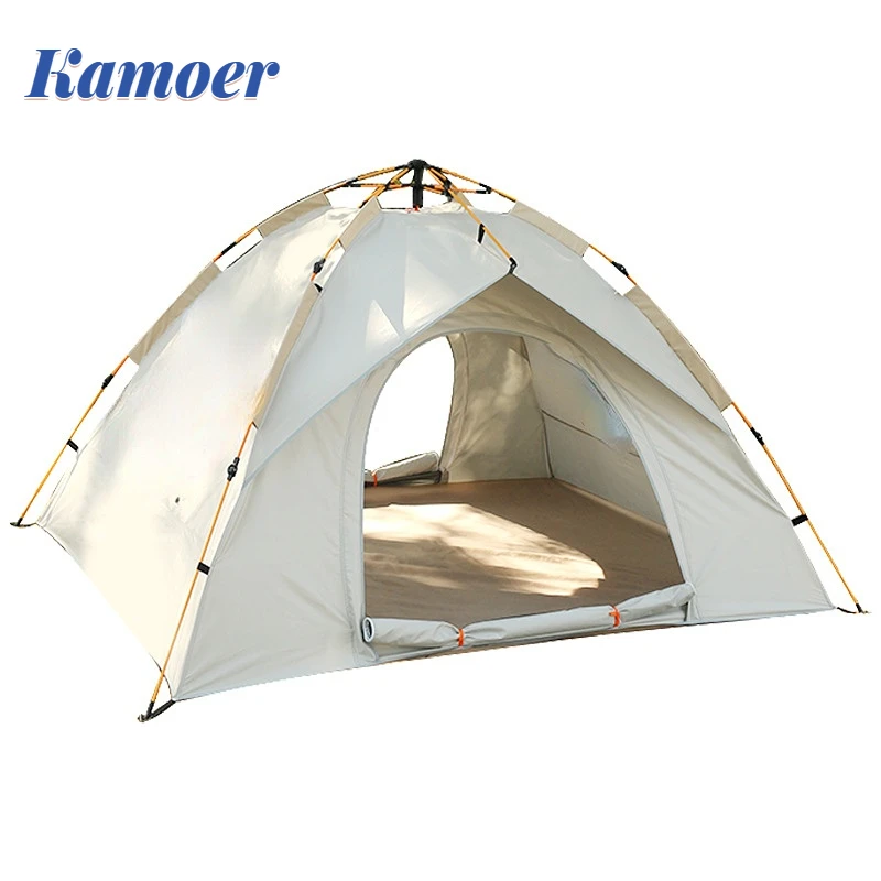 

KAMOER semi-automatic Ultralight 210D Nylon Camping Tent Portable Backpacking Cycling Tent Waterproof Outdoor Hiking Travel Tent