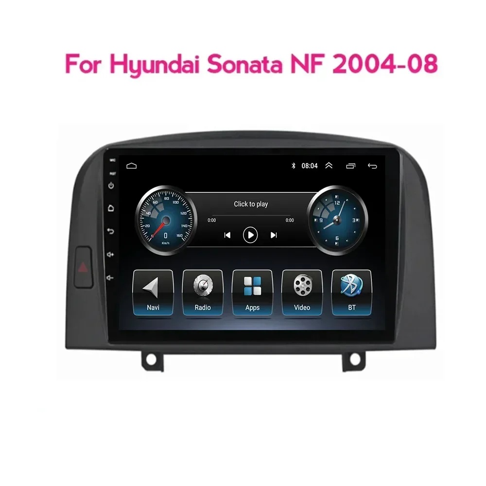 

Автомобильный Dvd-плеер Android 13 для HYUNDAI Sonata 2004 -2008, автомобильное радио, мультимедийный плеер с поддержкой GPS, Φ DSP RDS, Carplay-камера