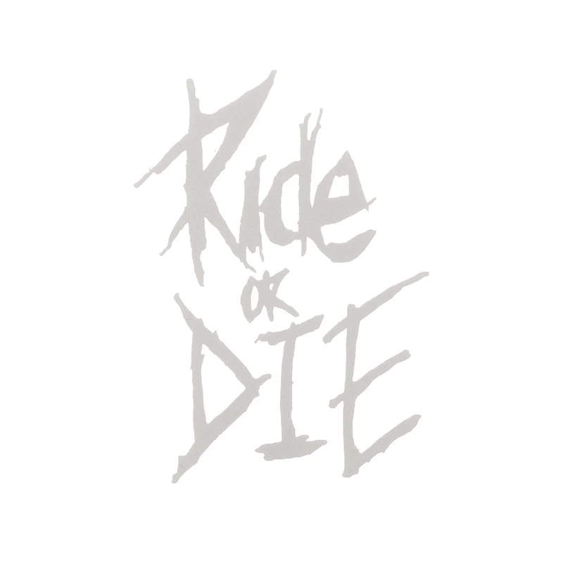 Adesivo per telaio bici Ride o Die Top Tube Sticker decalcomanie per bicicletta adesivi per telaio decorativo adesivi per bici decalcomania per bici 1 pz