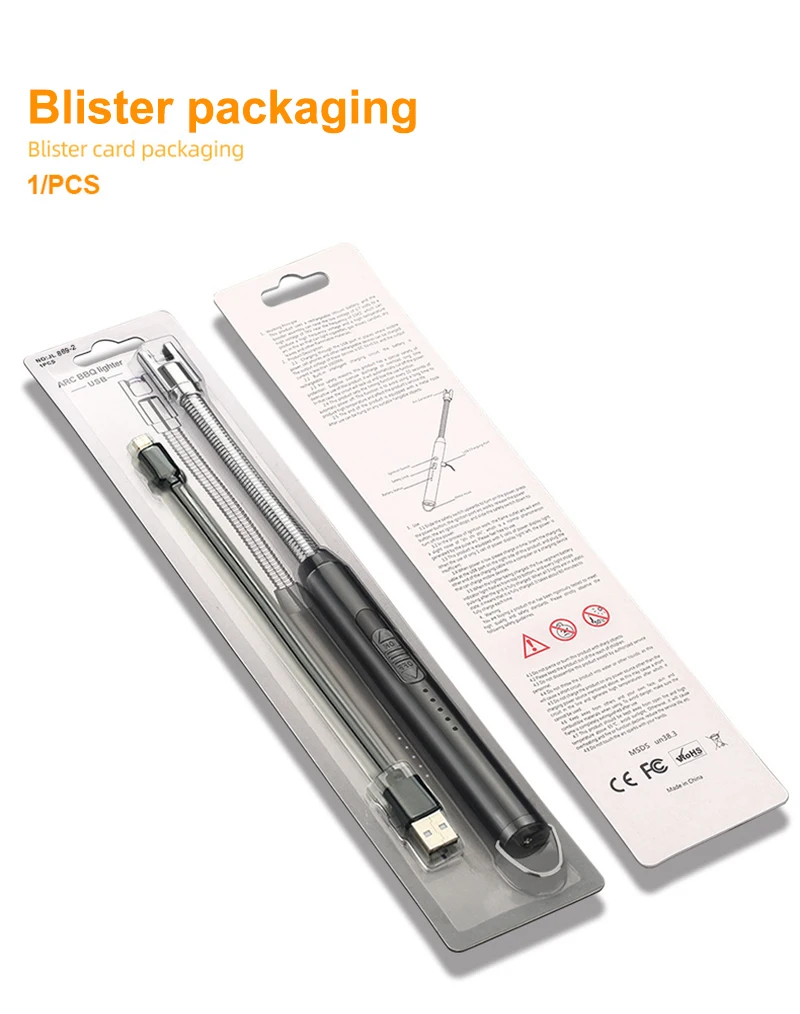 Description Picture 3 of item360° Electric Arc BBQ Lighter USB Windproof Flameless Plasma Ignition Long Lighters Gas Lighter For Candle Gas Stove No Gas Oil