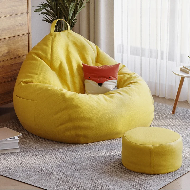 

Single Lazy Giant Bean Bag Sofas Puffs Bedroom Lounge Relaxing Bean Bag Sofas Living Room Arredamento Balcony Furniture WZ50SF