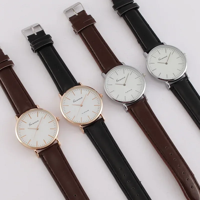 New Men's Watch Fashion Casual Ultra Thin Watches Simple Men Business Leather Quartz Wristwatch Clock Luxury Relogio Masculino 2