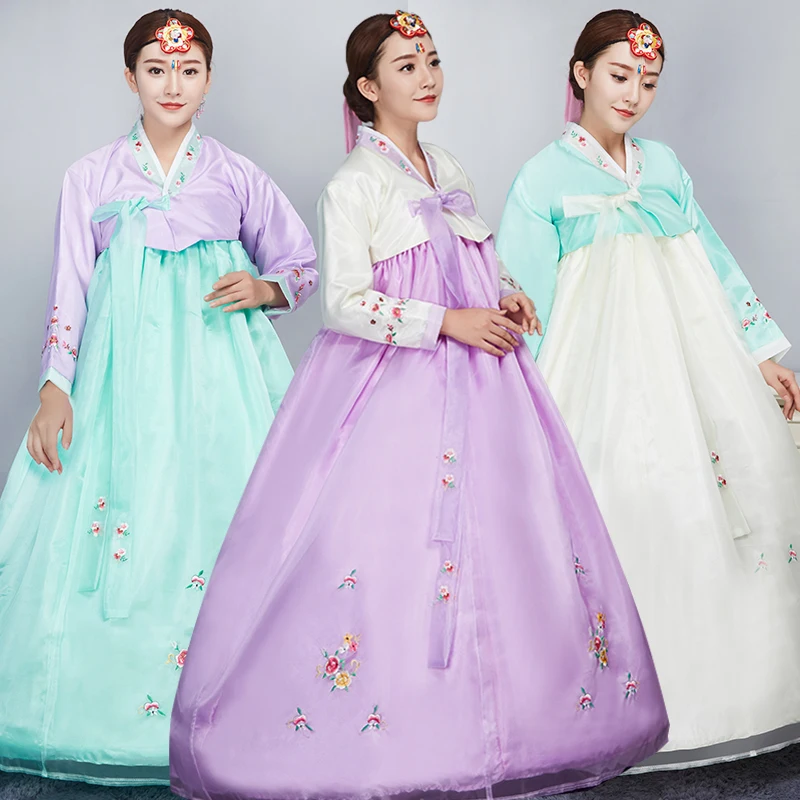 

New Year Korean Traditional Korean Hanbok Female Palace Korean Hanbok Dress Ethnic Minority Dance Stage Costume