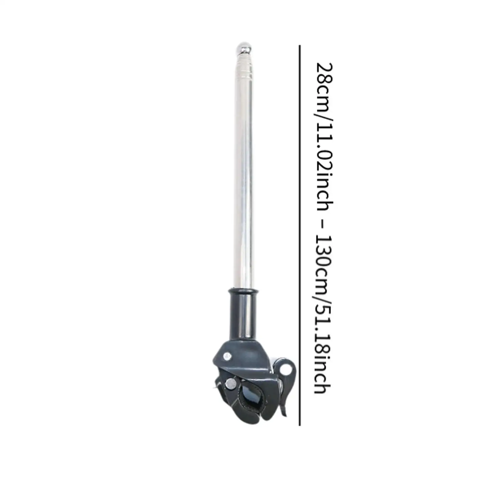 Motorcycle Flagpole Stand Bike Flagstaff Versatile Universal 1.3M Metal Heavy-duty Outdoor Flag Pole Bracket for Boat Vehicle