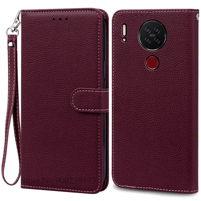 Elegant Leather Flip Wallet Phone Case with Bumper Protection