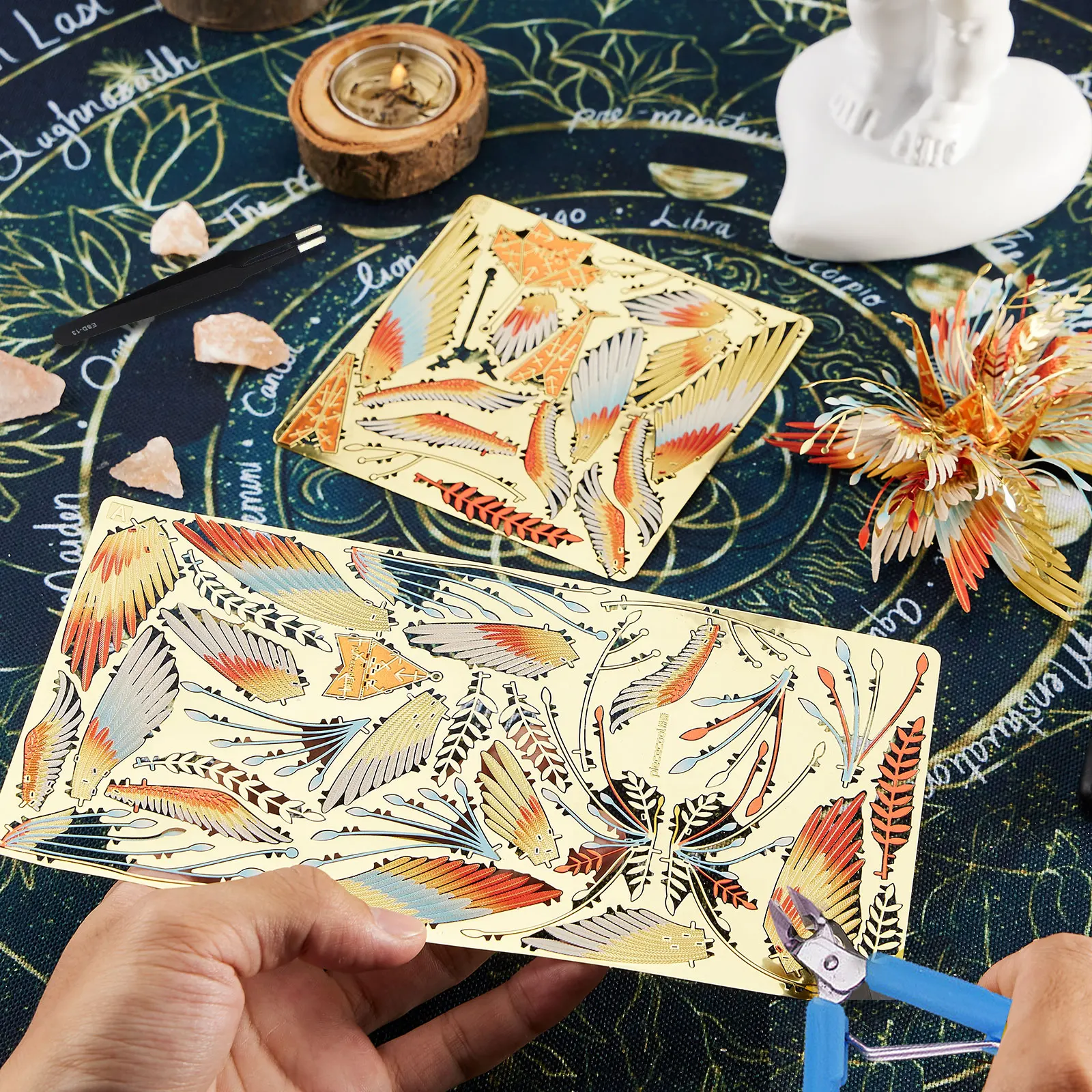 Piececool 3D Metal Puzzle Sagittarius Model Kits DIY Toy Building for Teens Laser Cutting Jigsaw Birthday Gifts for Adult 3
