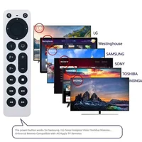 Nouvelle télécommande pour Apple TV 4k/Gen 1 2 3 4/HD A2843 A2737 TVA1625 A1427 A1469 A1378 A1218TV 4K A1842 A2169 (sans voix) 4