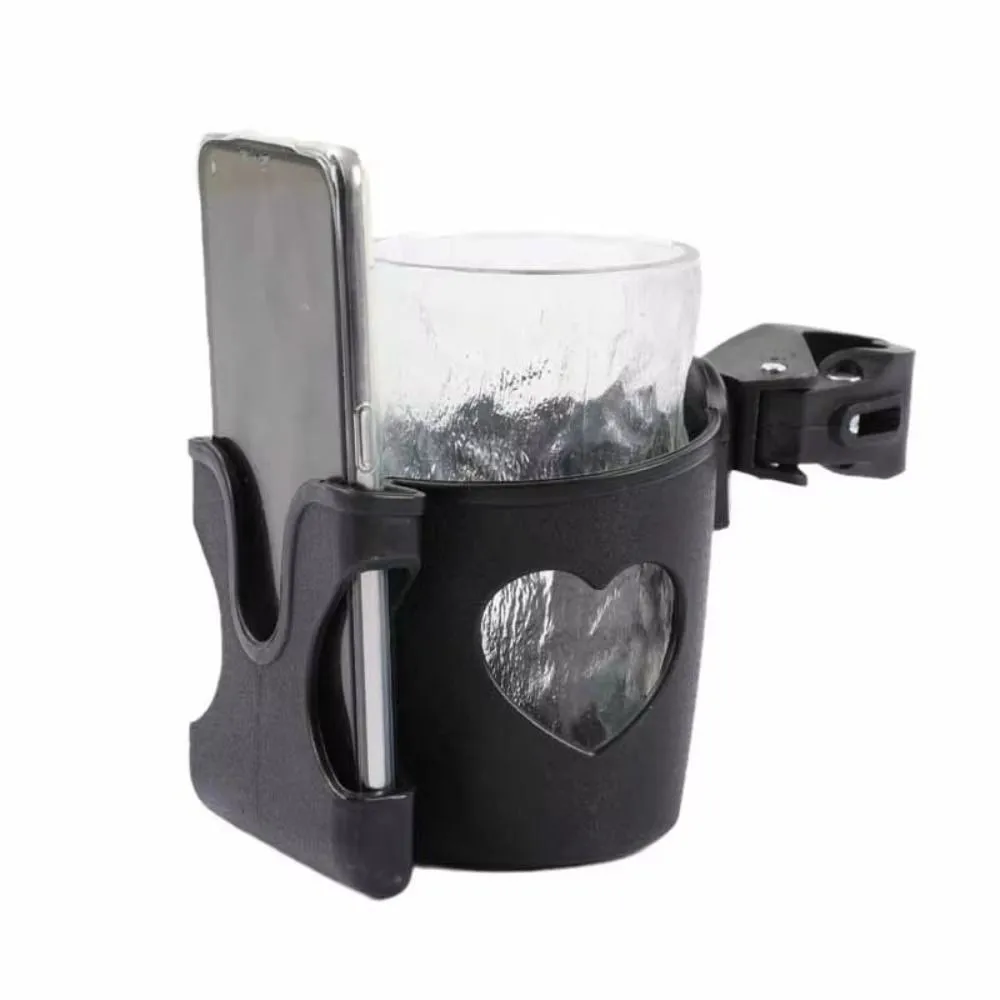 Universal Stroller Cup Holder Black Nylon Accessory