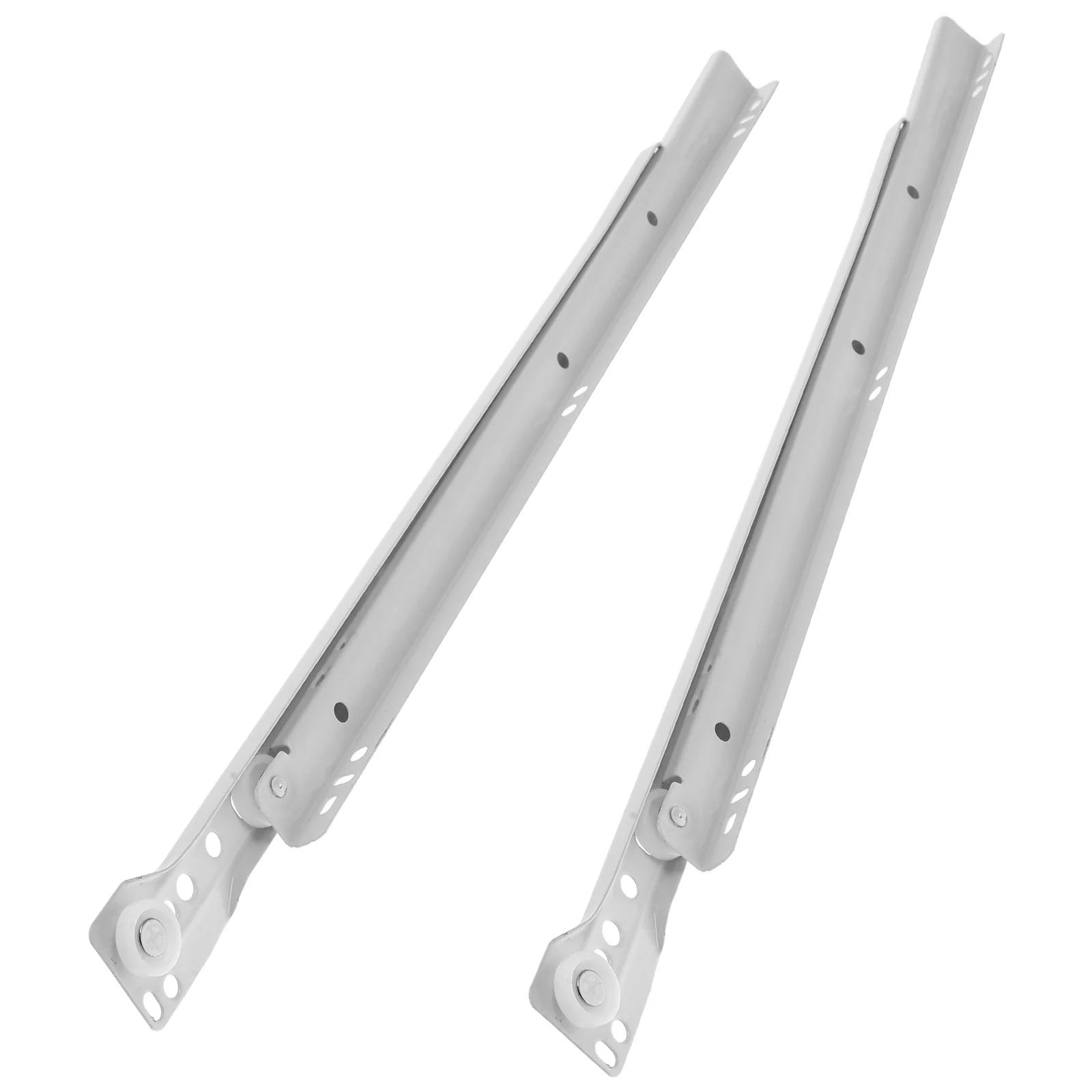 2 Pcs Server Rack Rails Drawers Glides Small Cold Rolled Steel Replacement Sliding Silent Toddler Track Household Slides