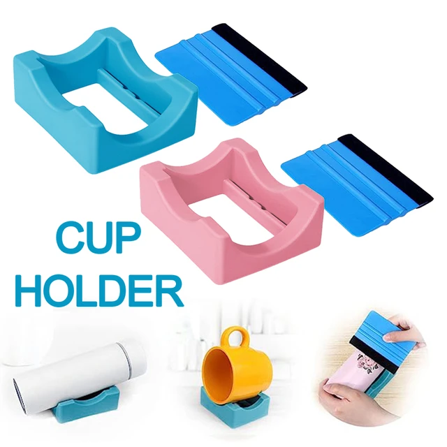 Glass Cup Slot Waterproof Cup Cradle Stand Anti Slip Lightweight Two Angle  Support Tumbler Cradle Rack Household Accessories